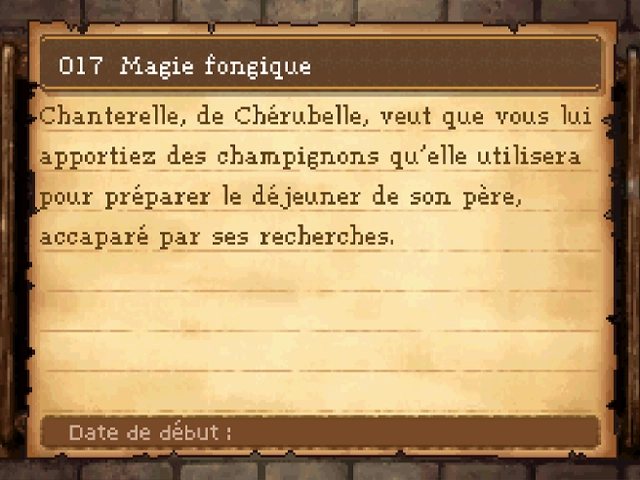 Quête : Magie fongique